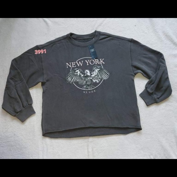 Abercrombie and Fitch Sweatshirt size Large NWT - Picture 5 of 10